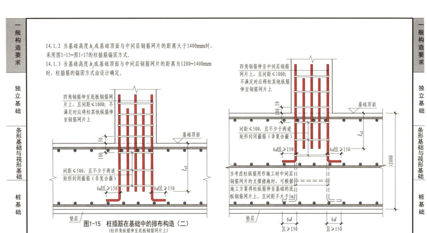 墻基礎(chǔ)插筋