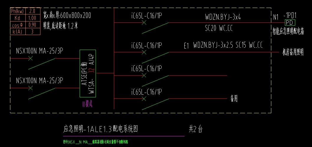 如此配电箱系统图,该配电箱没有规格该怎样建模?