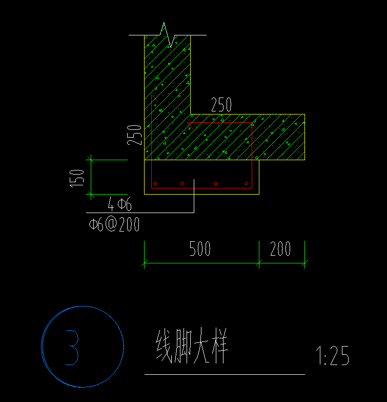 墙身线脚怎么画