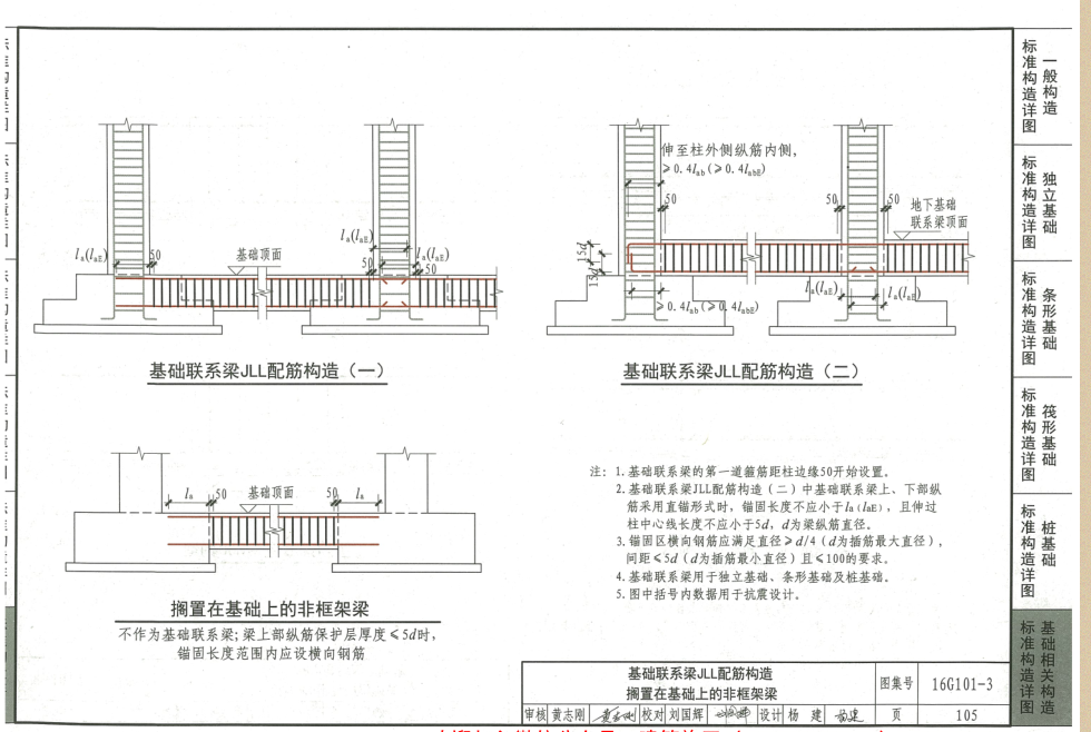 承台梁的钢筋和承台的连接方式