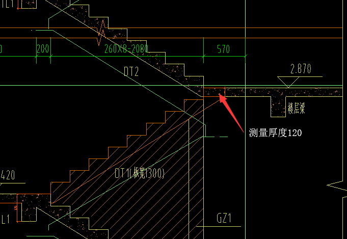 楼梯上楼板板厚度问题