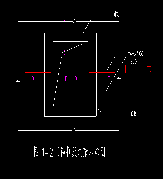 门窗洞口的钢筋混凝土边框如何设置