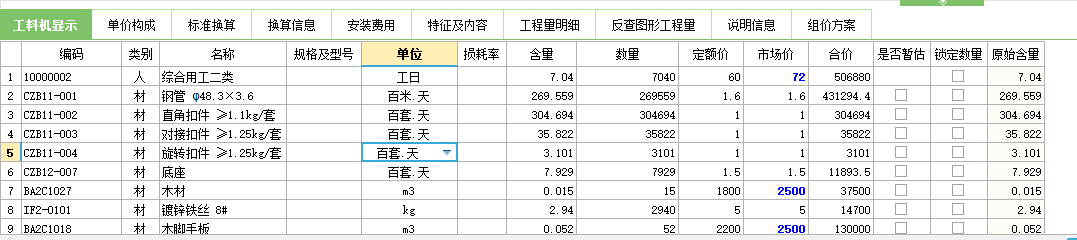 組價