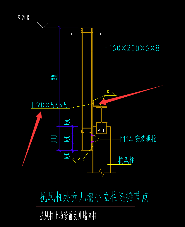 图上的角钢是通长布置还是只有抗风柱有的地方才有,谢谢给位老师