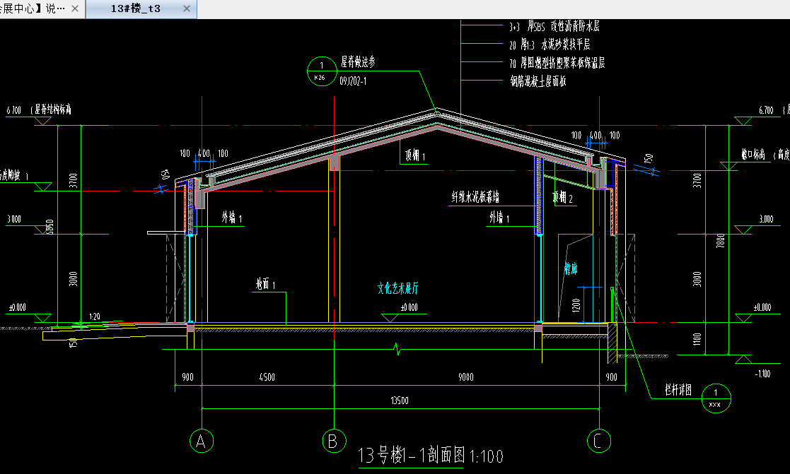 室外标高和屋顶高度各不一样,这种情况建筑檐口高度怎么确定