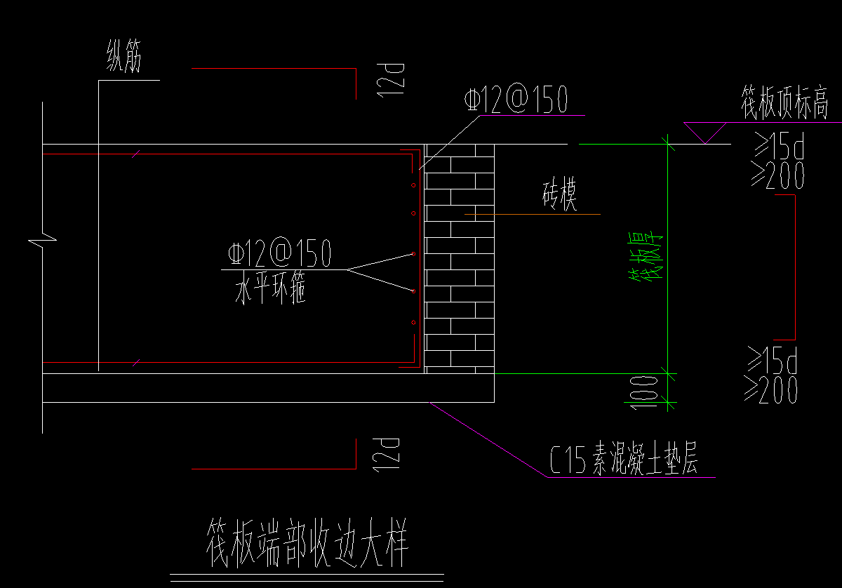 筏板側(cè)面縱筋