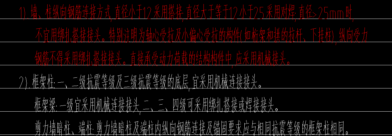 搭接形式