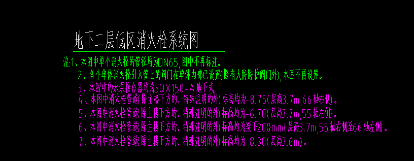 管道標(biāo)高