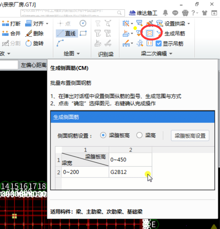 梁腰筋