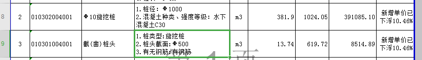 項目特征