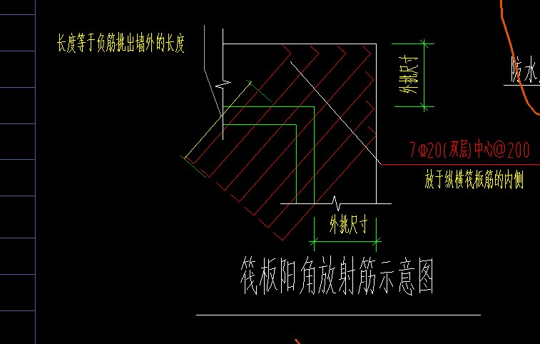 放射筋