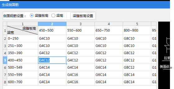 梁側(cè)面