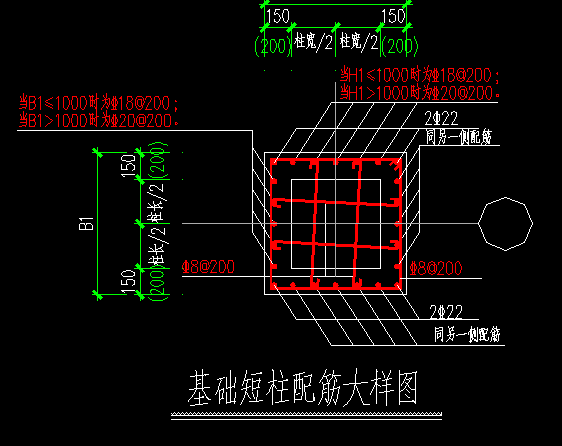 基礎短柱