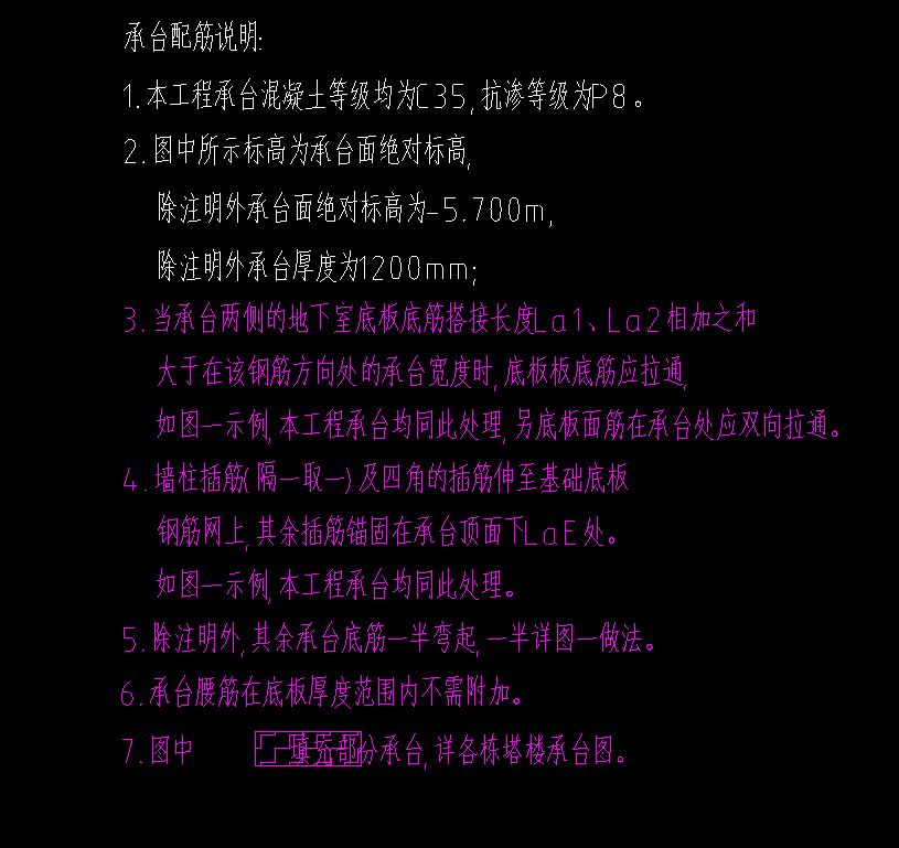 承臺配筋