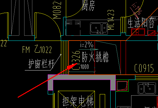 这种主体结构外的防火挑檐计算建筑面积吗