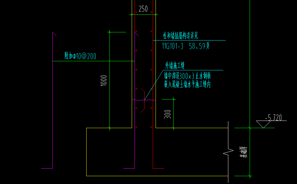 剪力墻插筋