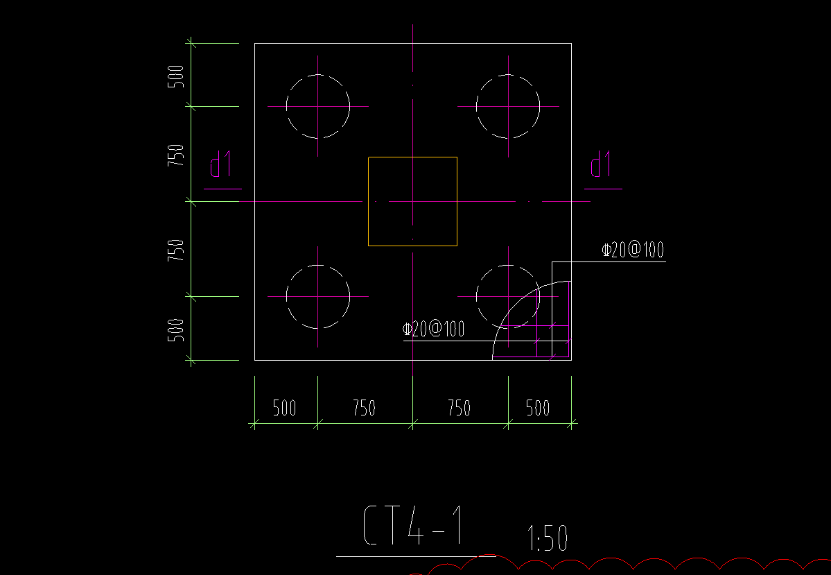 承臺配筋