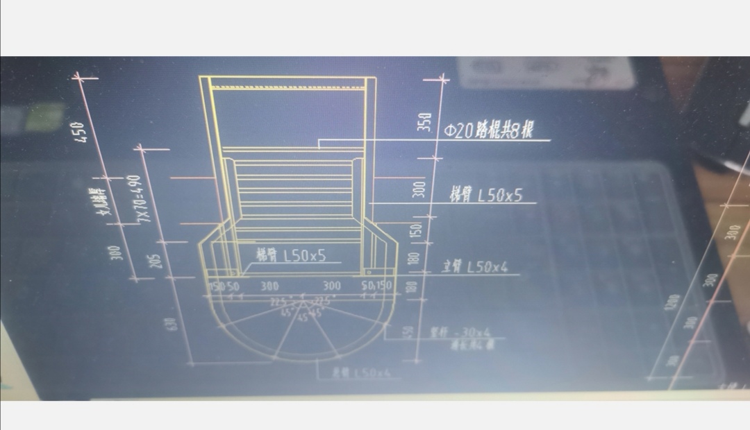 屋面检修钢爬梯