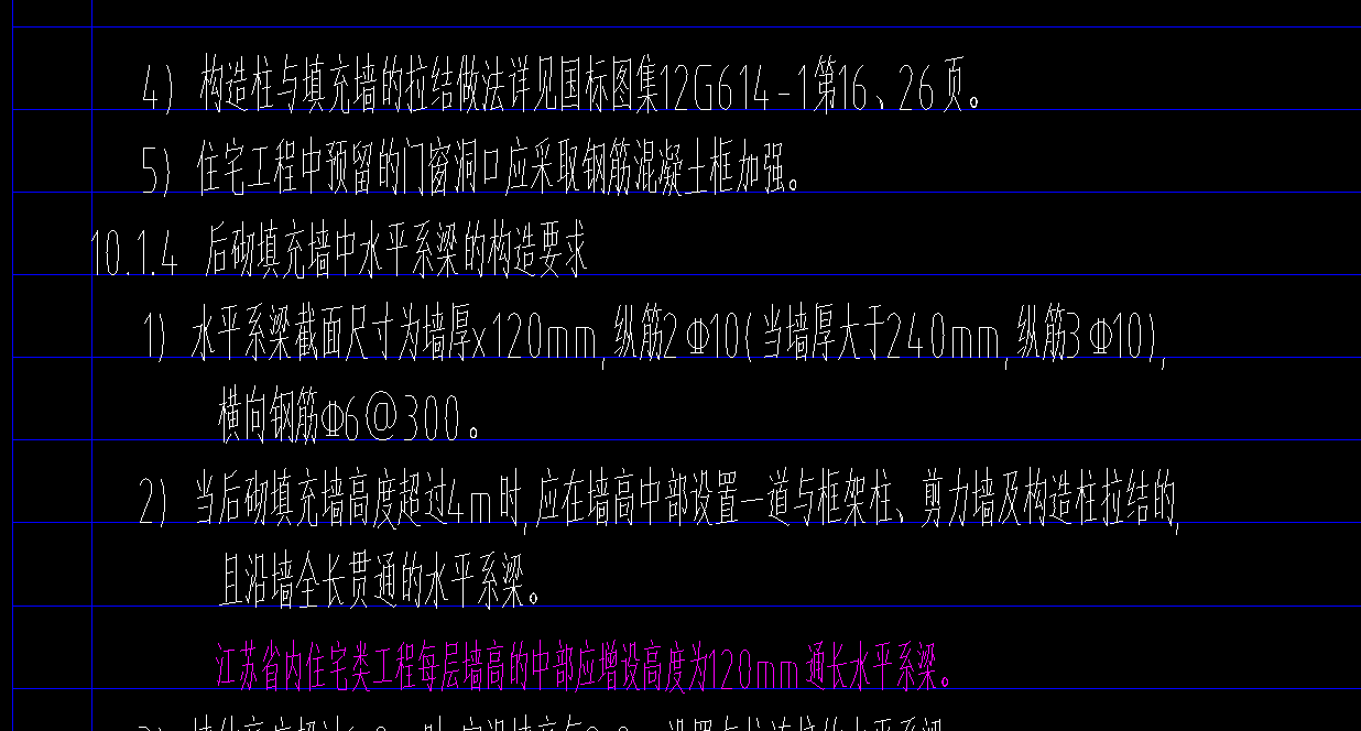 圈梁設置