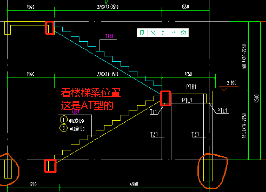 是的 看楼梯的剖面图设计