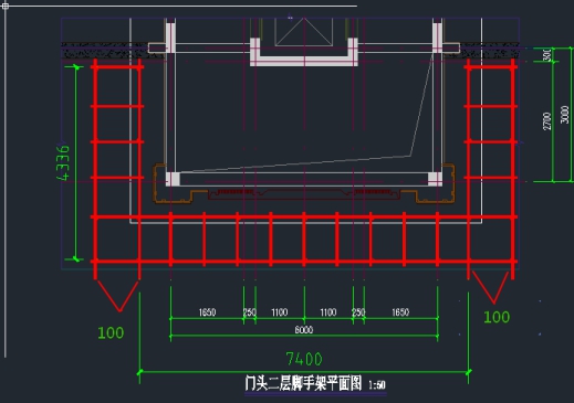垂直投影面積計算