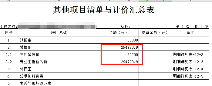 暫估價