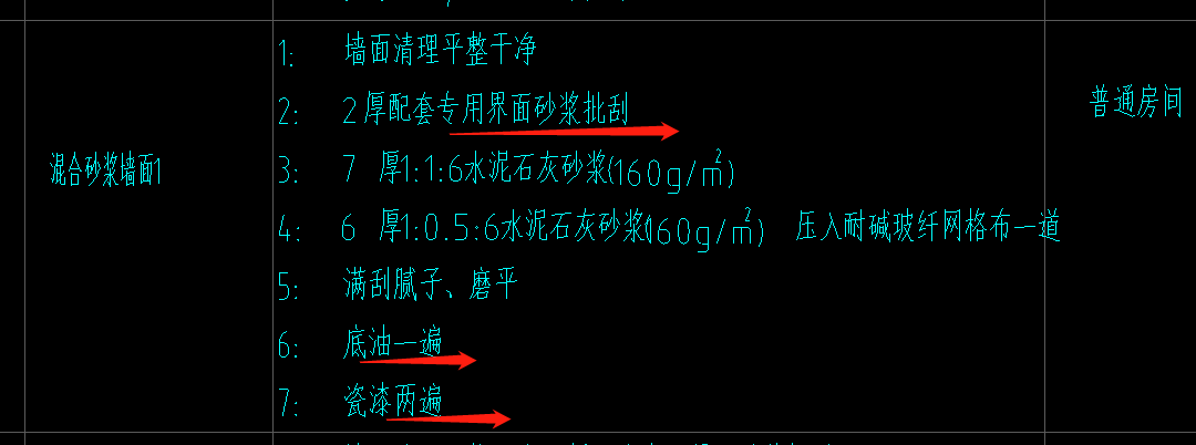 抹灰面