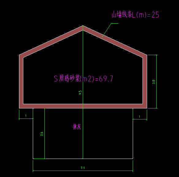 外腳手架面積