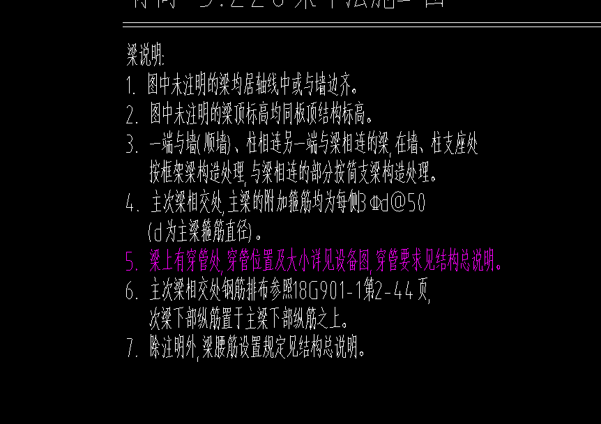 次梁