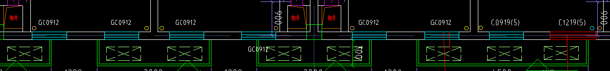 貫通布置