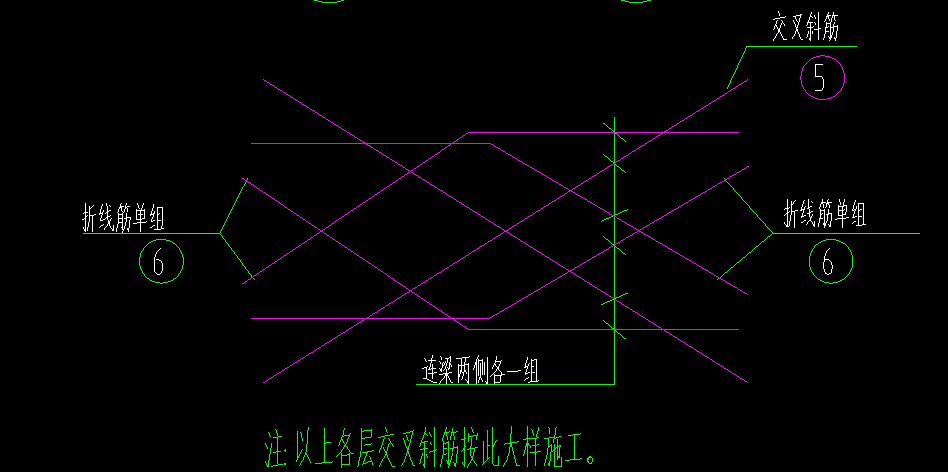 各位老师这个连梁的交叉斜筋和折线筋怎么在2018中设置?