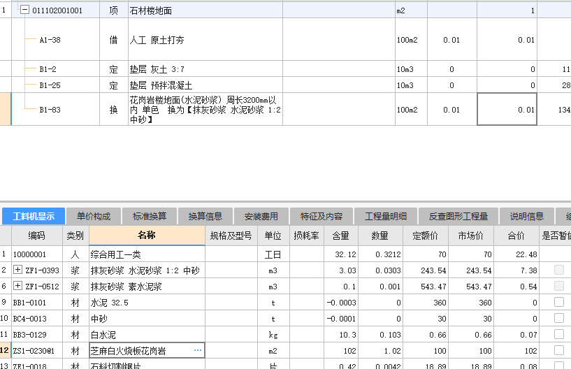 清單定額