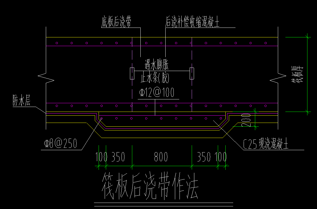 后澆帶