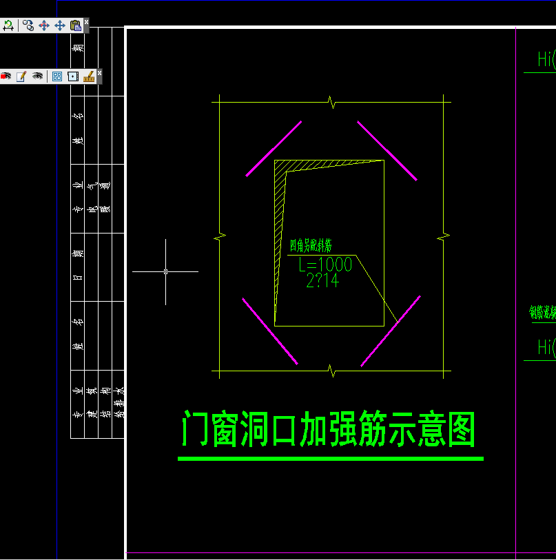 这种洞口加强筋是否这样输入?