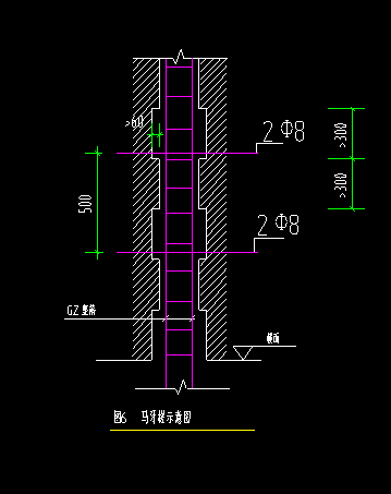 如图2a8的位置是砌体通长筋吗