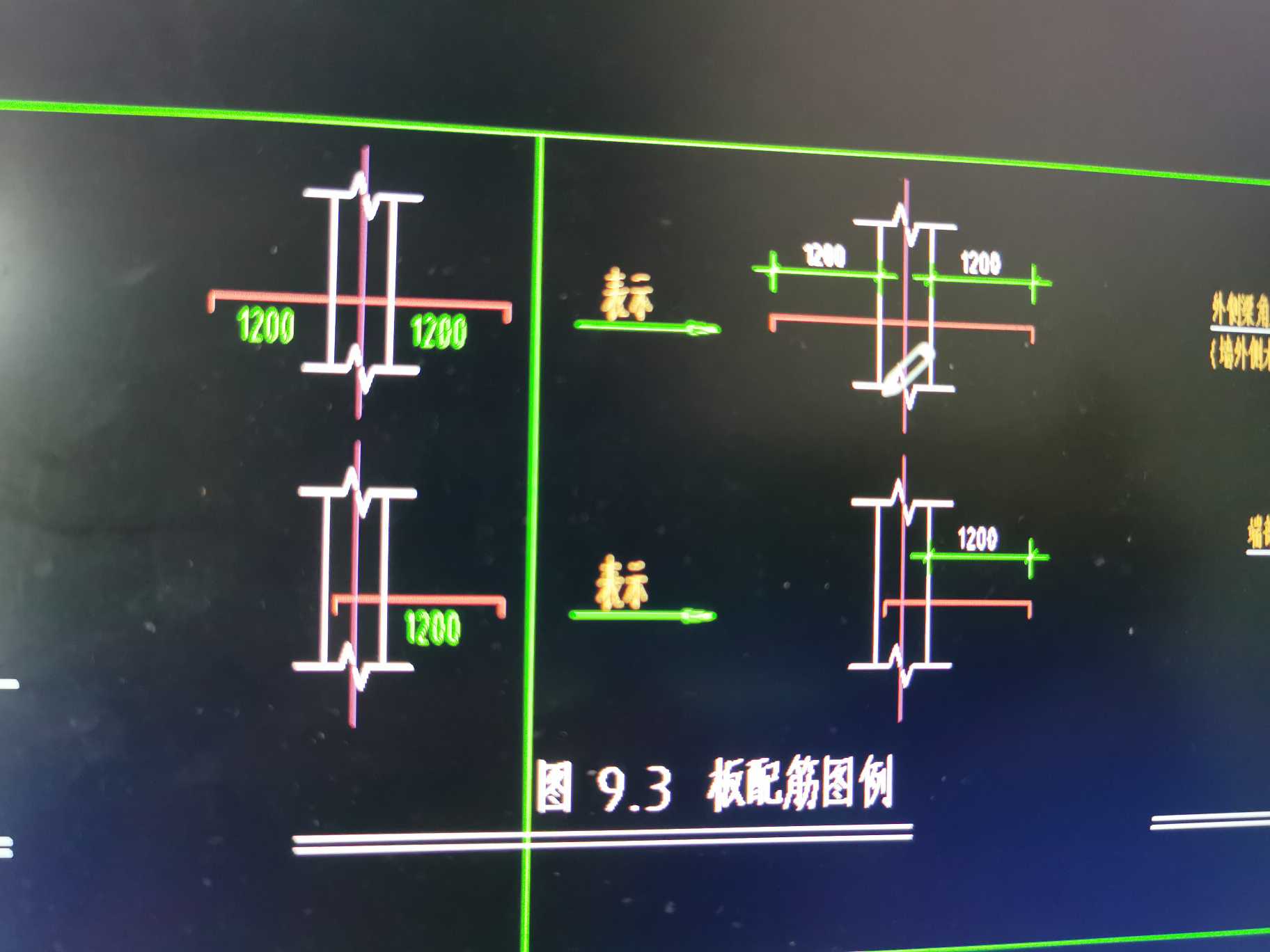 这种板负筋是以支座内边线还是外边线呢?