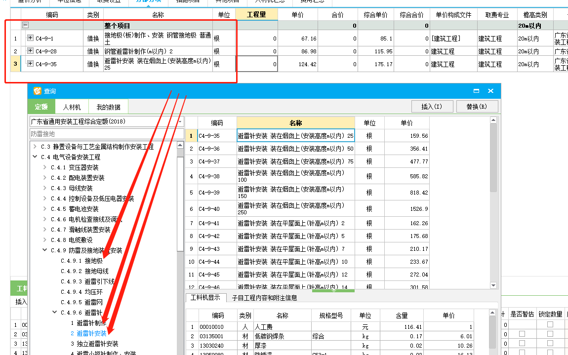 套清單