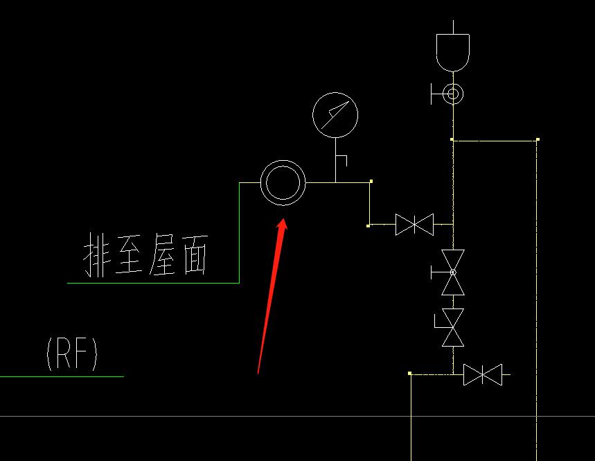 喷淋系统这个圆圈的图例是什么