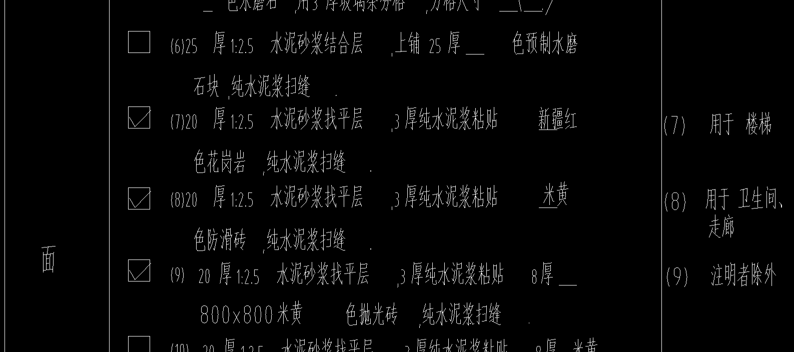 塊料樓地面