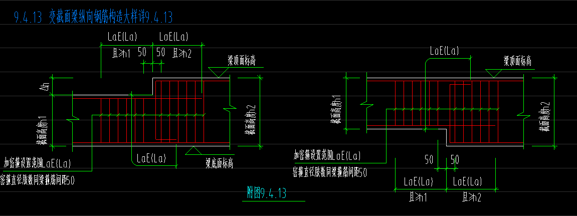 图中变截面梁的钢筋信息怎么建模