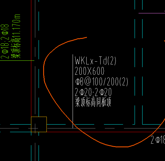 这个是双层梁的,我怎么知道他的第二跨是指右边的还是