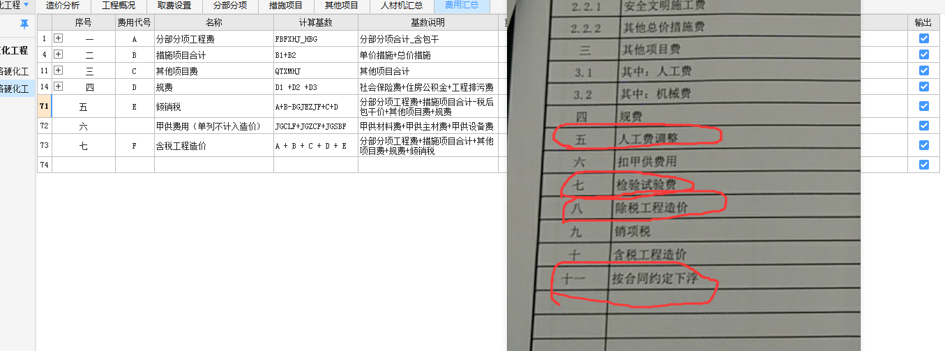 費用匯總