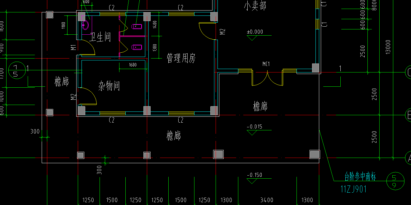 这个檐廊怎么画