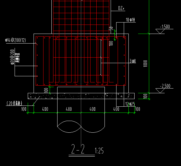 梁式承台箍筋计算绘图