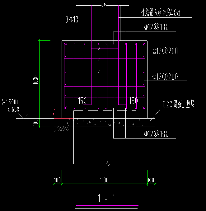 桩承台钢筋