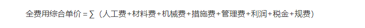 什么是全費(fèi)用綜合單價(jià)