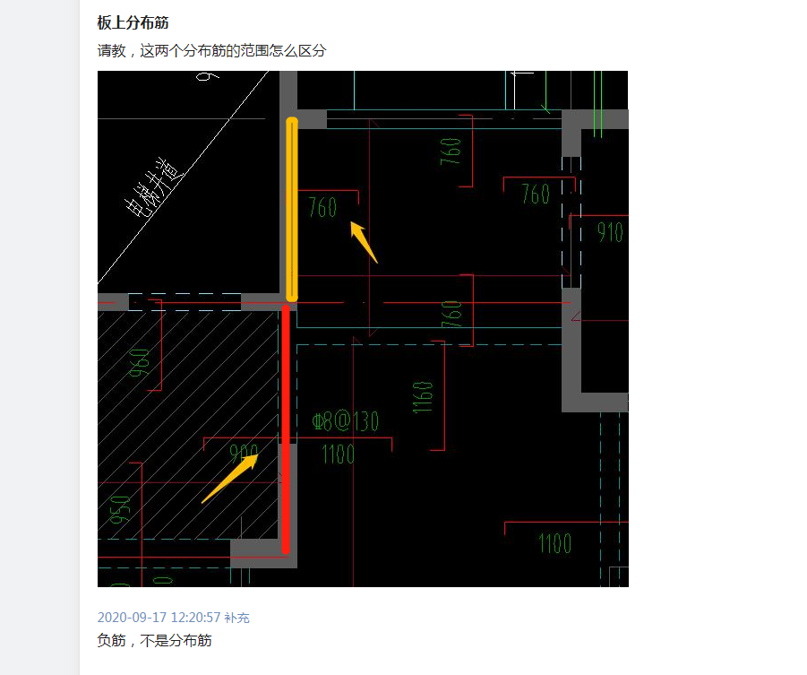 分布筋