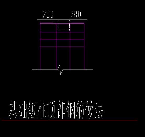 单层钢结构,基础部分有短柱,以上是抗剪键槽和钢柱.