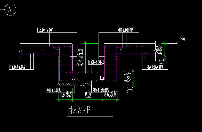 排水沟大样怎么绘制