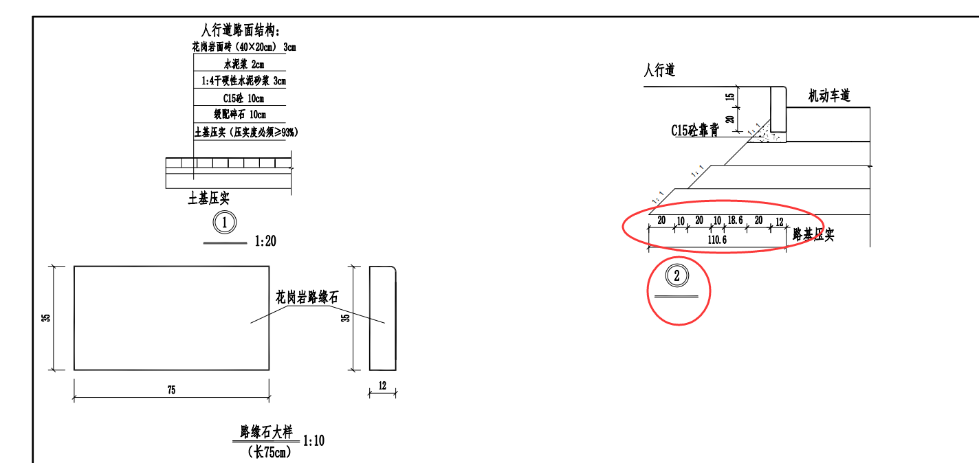 市政图纸问题路槽碾压这两个图是不是冲突了